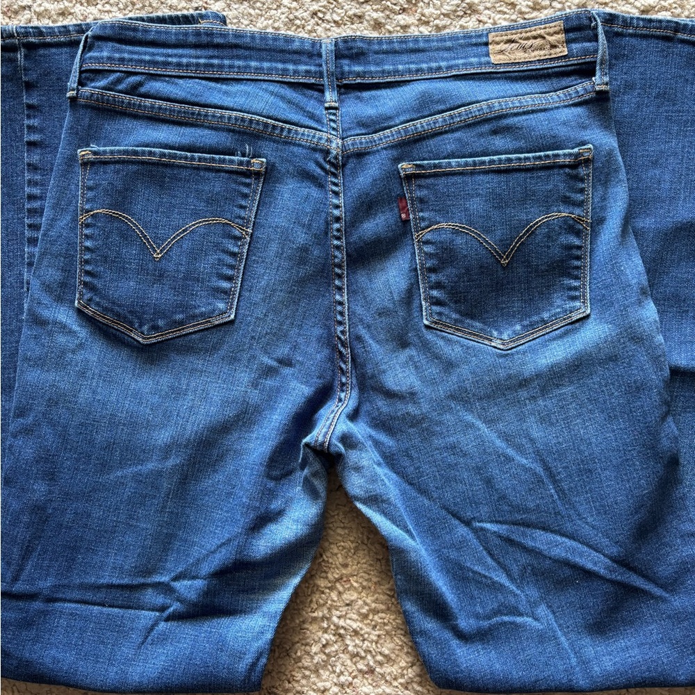 Levi Demi curve Women's Blue Straight Leg Jeans